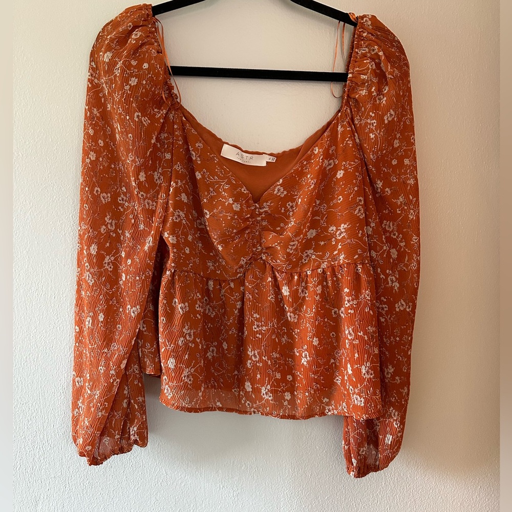 ASTR the Label; babydoll top; worn twice